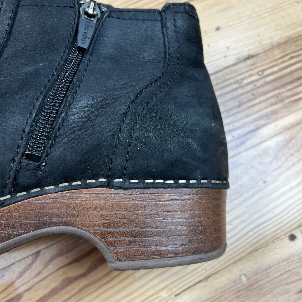 Dansko black suede